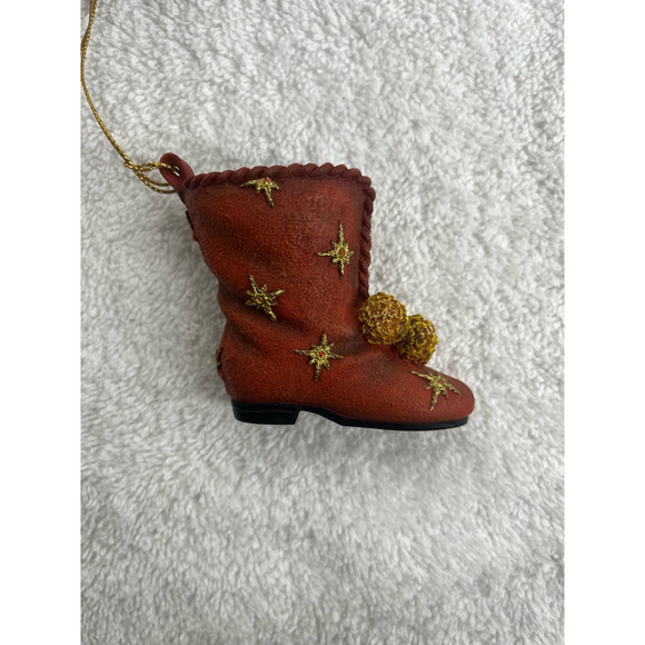 Pipka Gallery Collection Ornament #40037 Starcoat Santa Boot Collectable 2002 3" - Picture 2 of 8